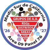 Logotipo del Área 09 del Medio Sur de California, Panel 76